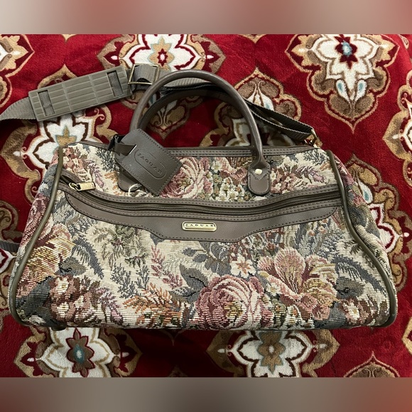 jaguar Bags Jaguar Floral Duffle Bag Poshmark
